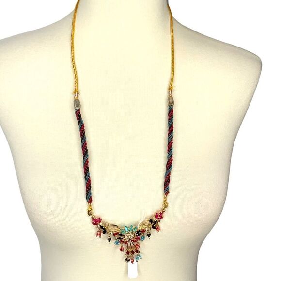 RHINESTONE adjustable cord, interchangeable necklace - Picture 2 of 11